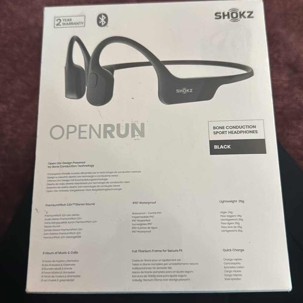 Brand new never opened 
Bluetooth headphones